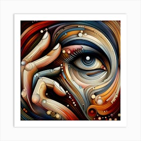 Eye Of A Woman Art Print