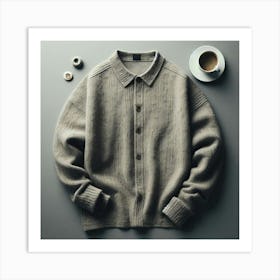 Sweater And Coffee Art Print