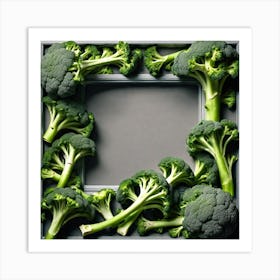 Frame Of Broccoli 4 Art Print