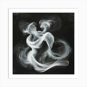 Smoke Dance Art Print