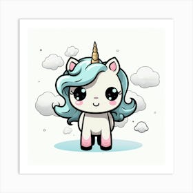 Unicorn 34 Art Print