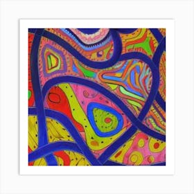 Abstract Painting 23 Art Print