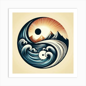 Yin Yang 2 Art Print