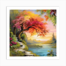 Autumn Tree Art Print