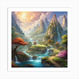 Fairytale Castle 1 Art Print