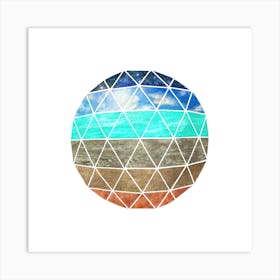 Geodesic 2 Art Print