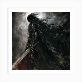 Knight Of Darkness Art Print