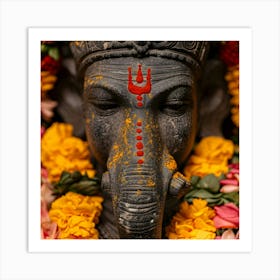 Hindu God Ganesha 2 Art Print