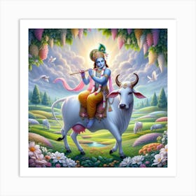 Lord Krishna 10 Art Print