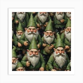 Gnome Gang Art Print