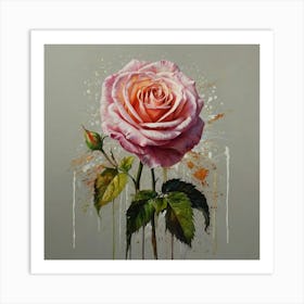 Pink Rose 2 Art Print