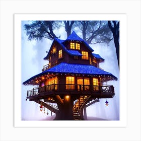 Treehouse Art Print