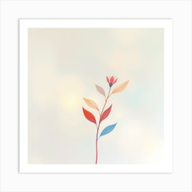 Abstract Flower 3 Art Print