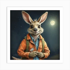 Kangaroo 19 Art Print