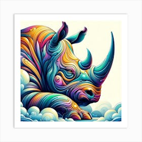 Creative Wild Animal Representation 71 Art Print