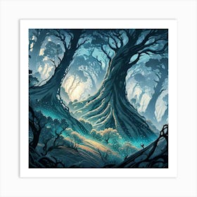 Magical Forest Art Print