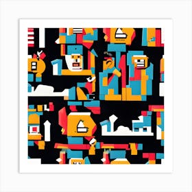 Robots 1 Art Print