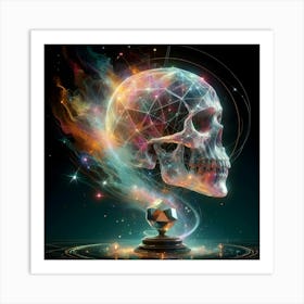 Psychedelic Skull 5 Art Print