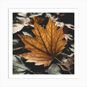 Autumn Leaf 2 Art Print