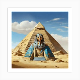 Egyptian Pyramid 1 Art Print