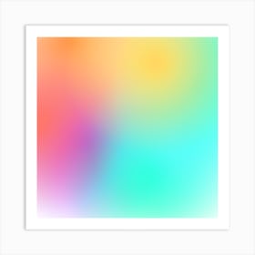 Abstract Colorful Background 25 Art Print