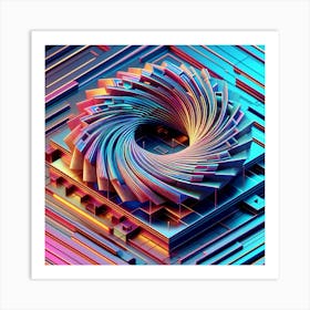 Abstract Fractal Art Art Print