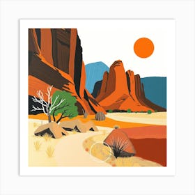 Arizona Desert 2 Art Print