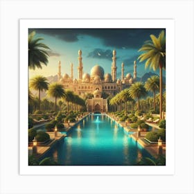 Islamic Mosque 4 Art Print