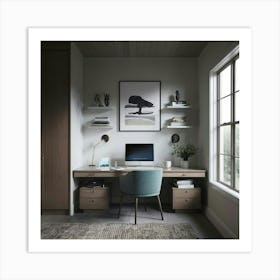 Home Office 18 Art Print