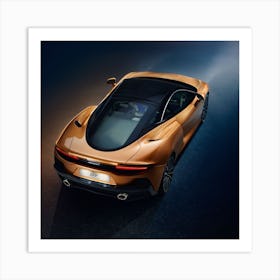 Car with Dark bacground Art Print