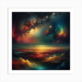 Milky Way 85 Art Print