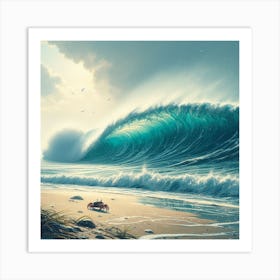 Big Wave 2 Art Print