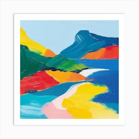 Abstract Travel Collection Seychelles 1 Art Print
