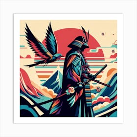 A samurai 2 Art Print