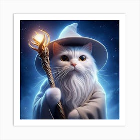 Wizard Cat 1 Art Print