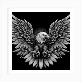 Eagle Tattoo Art Print