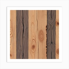 Wood Planks 48 Art Print