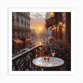 Paris Balcony Art Print