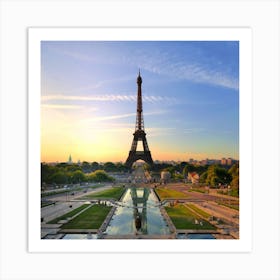 Paris Eiffel Tower Art Print