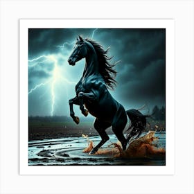 Lightning Horse 27 Art Print