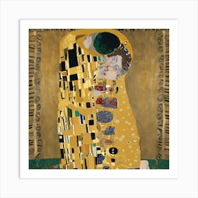 Kiss By Gustav Klimt 9 Art Print