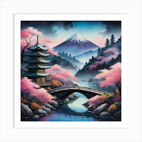 Japanese Bridge 1 Art Print