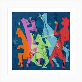 Jazz Band Art Print