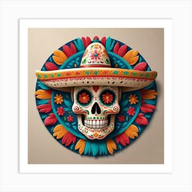 Day Of The Dead 45 Art Print