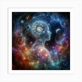 Nebula And Galaxy Art Print