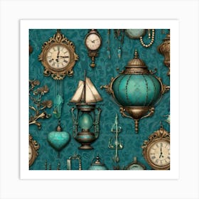 Clocks Art Print