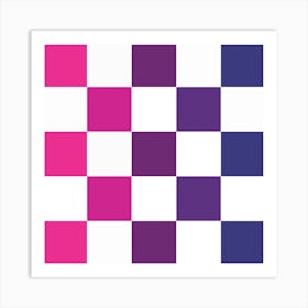 Checkered Pattern Art Print