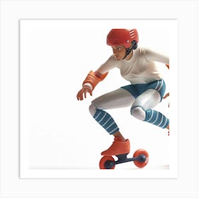 Skateboarder 2 Art Print