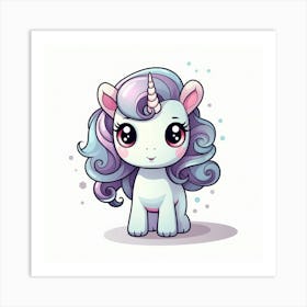 Cute Unicorn 235 Art Print