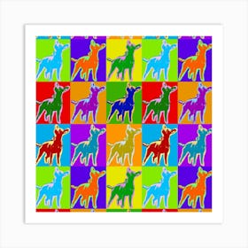 Pop Dogs Art Print